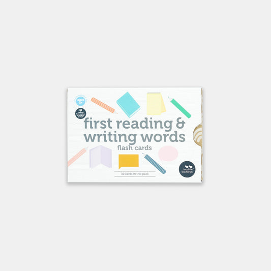 First Reading and Writing Word Flashcards- Two Little Ducklings