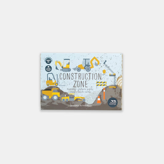 Construction Zone Snap and Memory Game Flash Cards by Two Little Ducklings