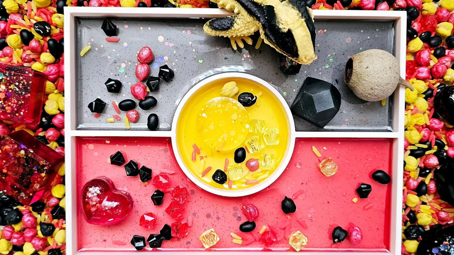 Aboriginal Flag Sensory Play- My Sensory Mind