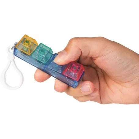 Mini Keyboard Click Fidget Keychain