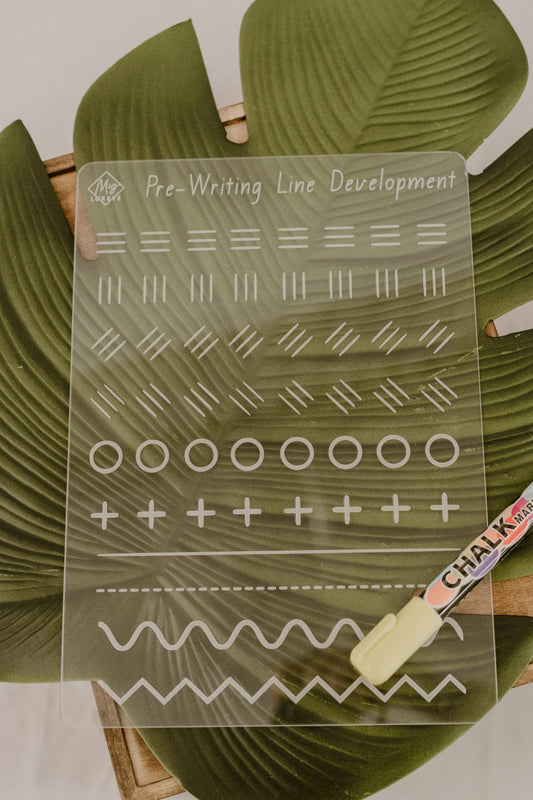 Pre-Writing Line Development Tracing Board- My Luxeve