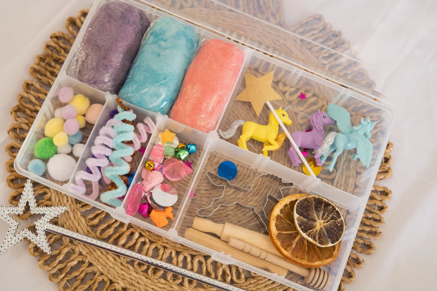 Unicorn Puff Doh- Busy Box