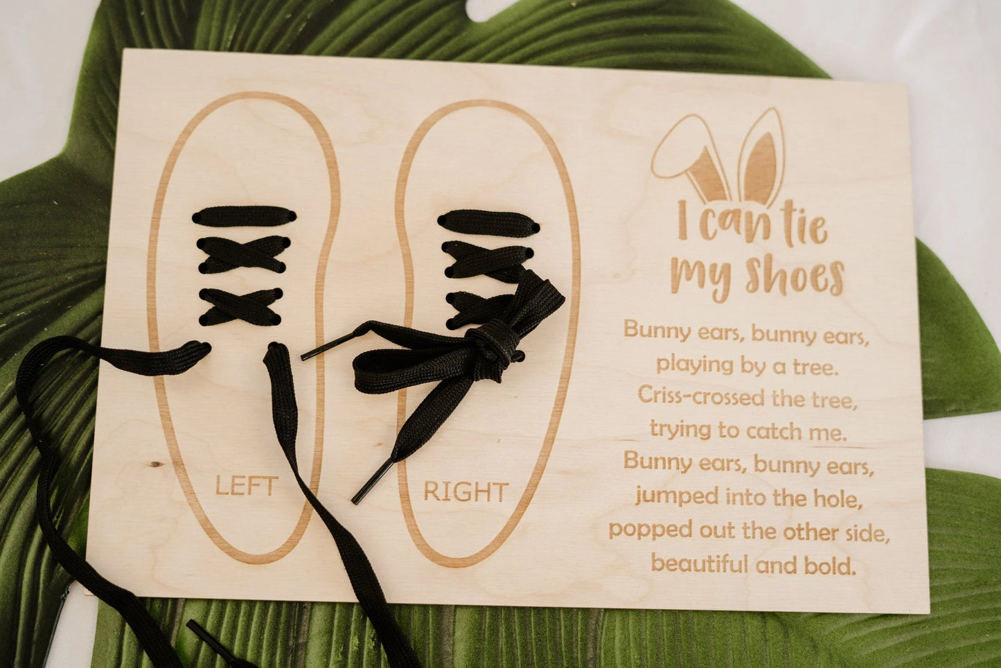 Shoe Lace Practice Board- My Luxeve