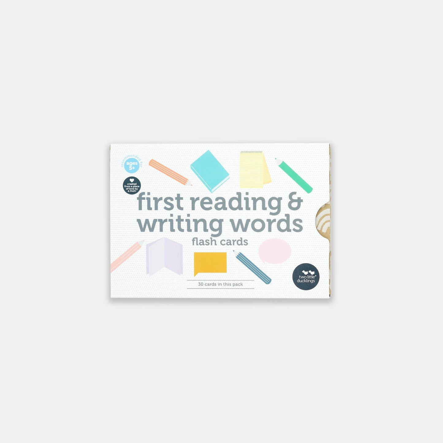 First Reading and Writing Word Flashcards- Two Little Ducklings