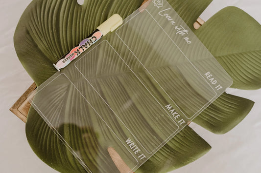 Learn with me, read it, Make it, Write it- My Luxeve