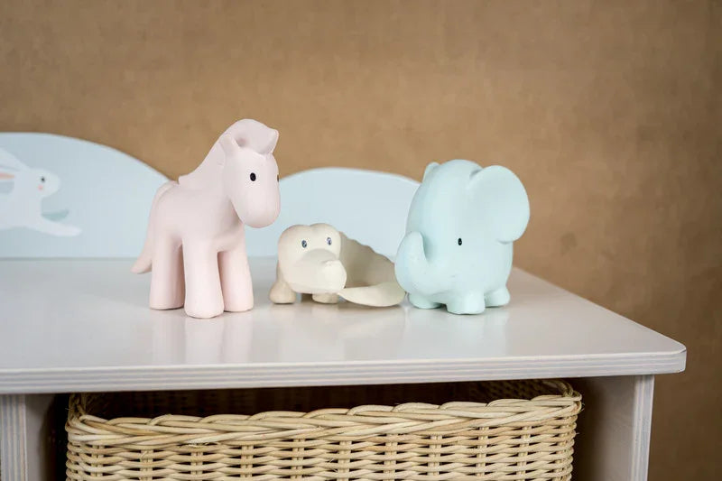Marshmallow Rubber Animal (Horse, Croc, Elephant) by Tikiri