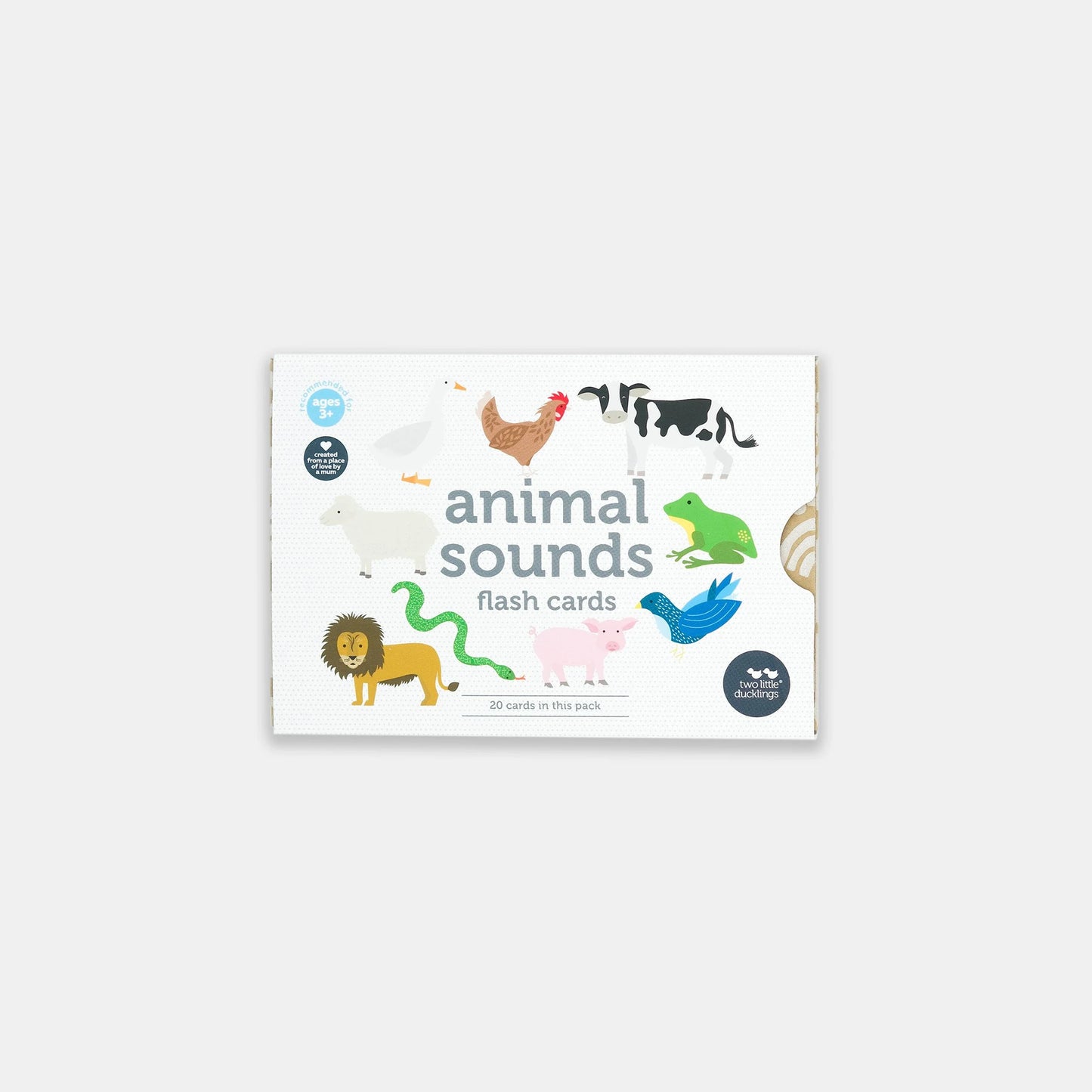 Animal sound flash cards