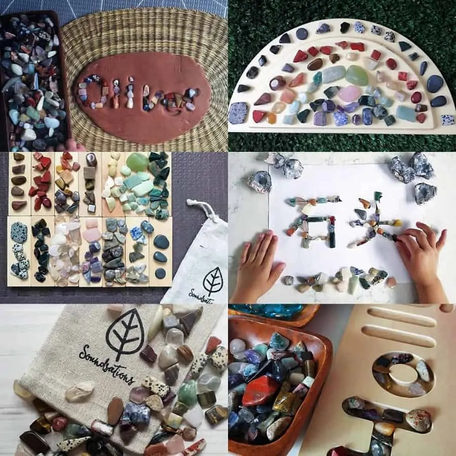 Mixed Bag of Crystals by Growing Kind