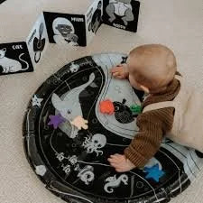 High Contract Black & White (Tummy Time Water Mat)