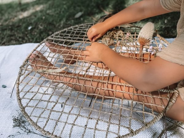 Round Nature Weaving Frame by Explore Nook