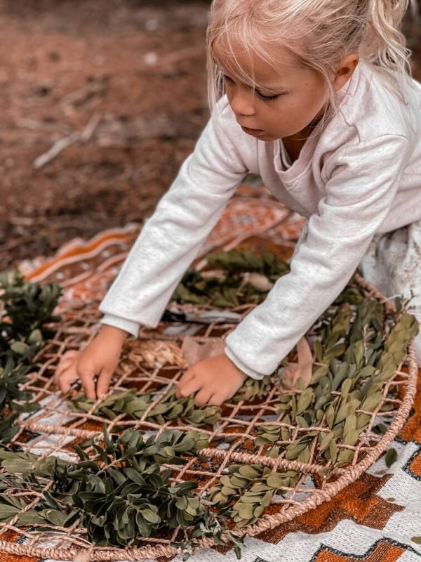 Round Nature Weaving Frame by Explore Nook